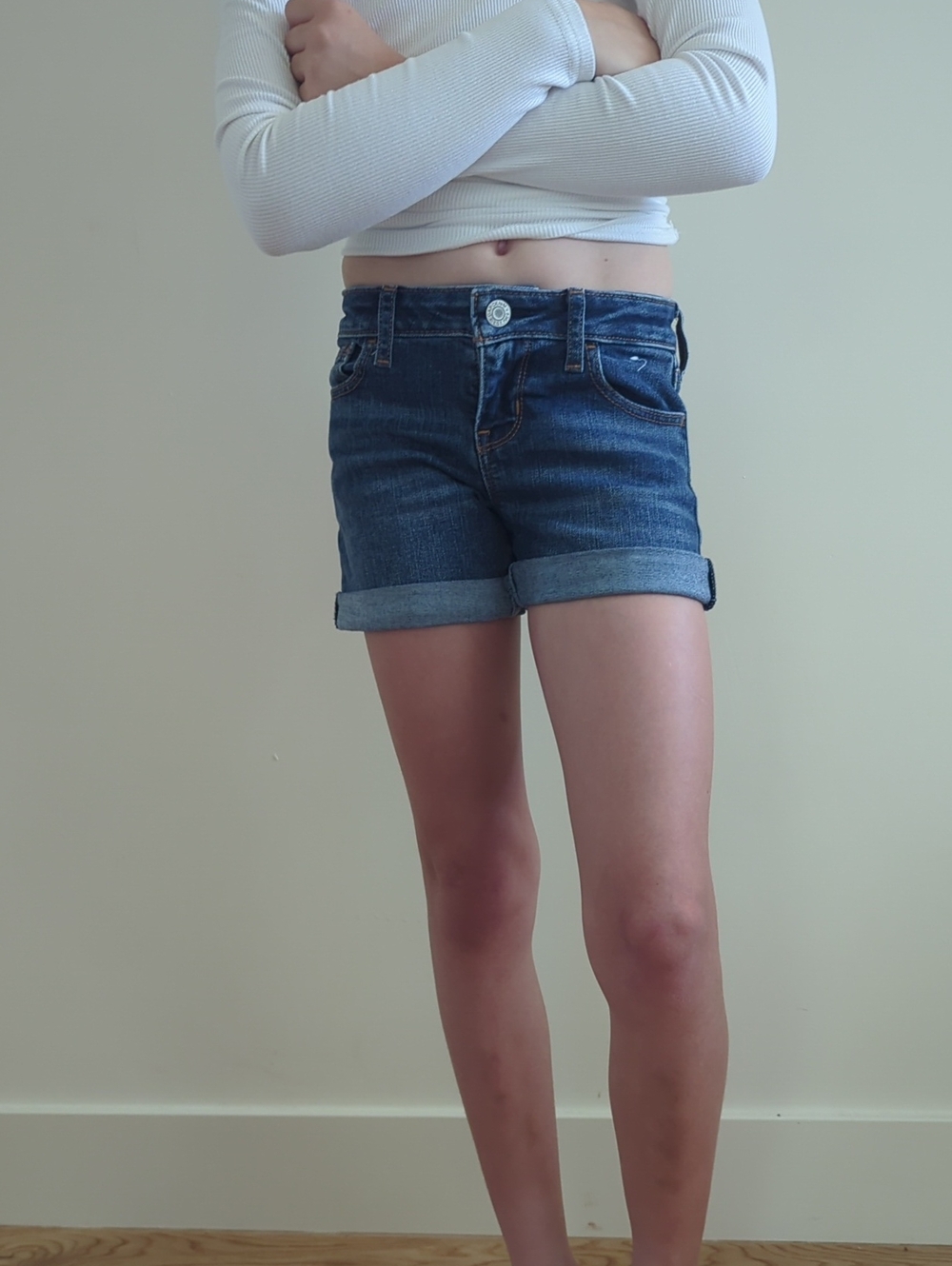 GAP Kids Light Blue Midi Shorts